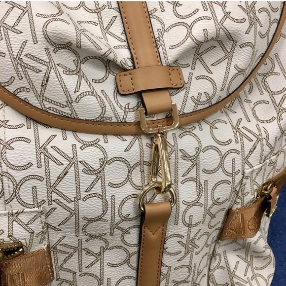 Calvin Klein Signature Drawstring Backpack - Picture 3 of 5